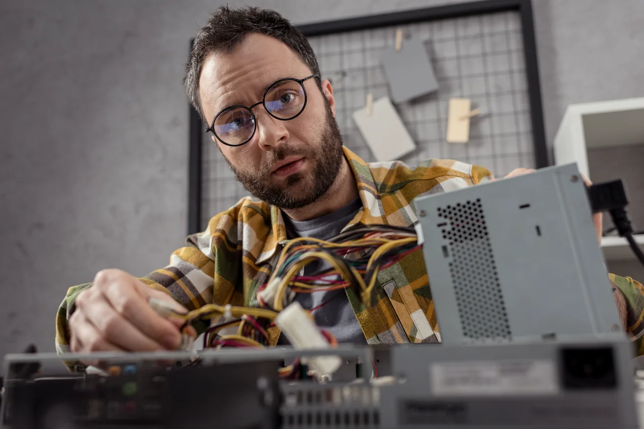 epairman-in-glasses-repairing-broken-computer